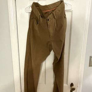 Used lululemon ABC pants, waist size 35